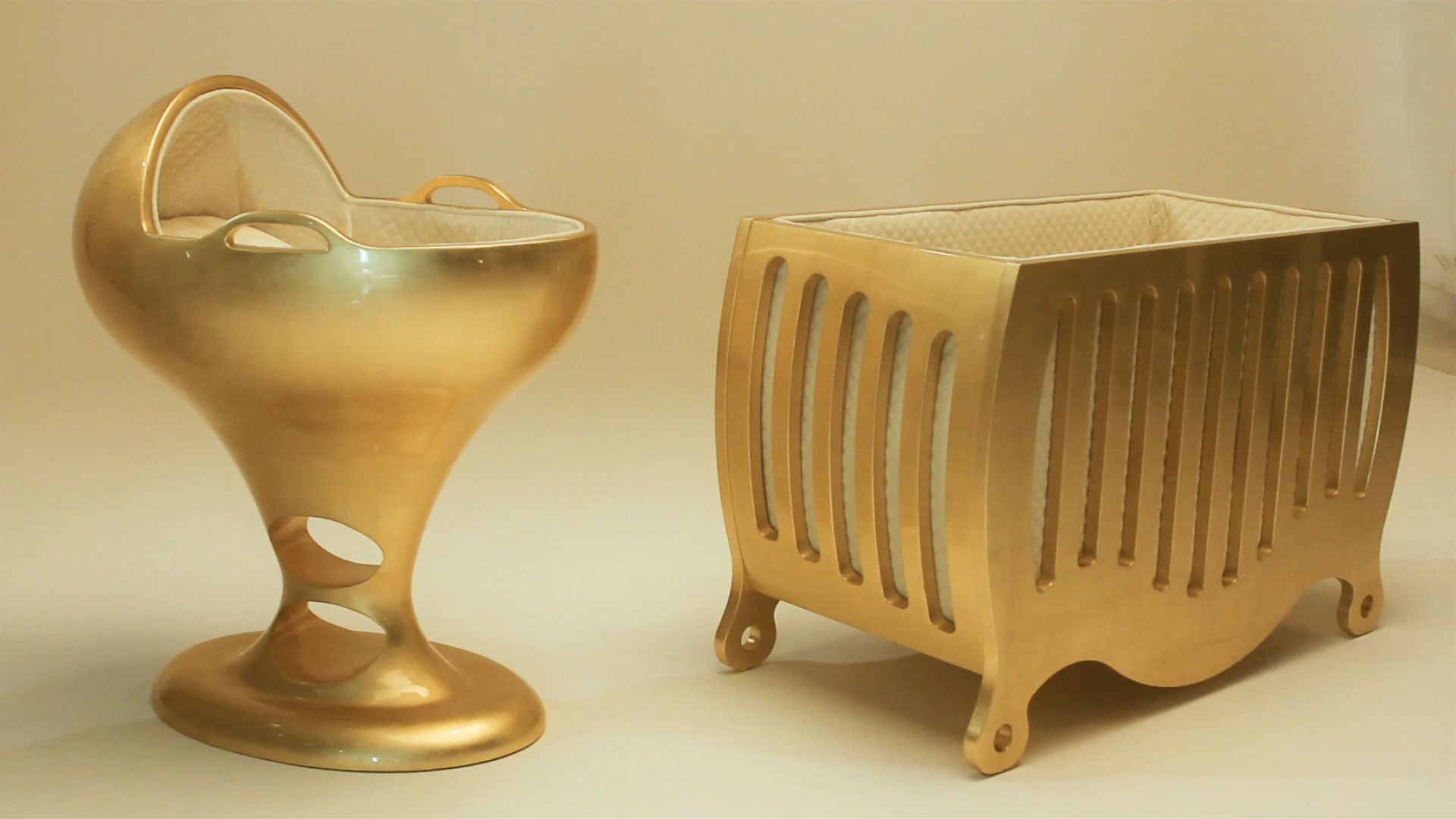 Dodo Bassinet & Bela Crib Gold Edition